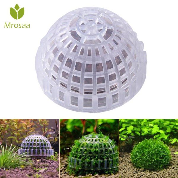 

decorations fish tank plastic mineral stone suspended float bio moss ball for aquarium crystal plant cultivation house ornament