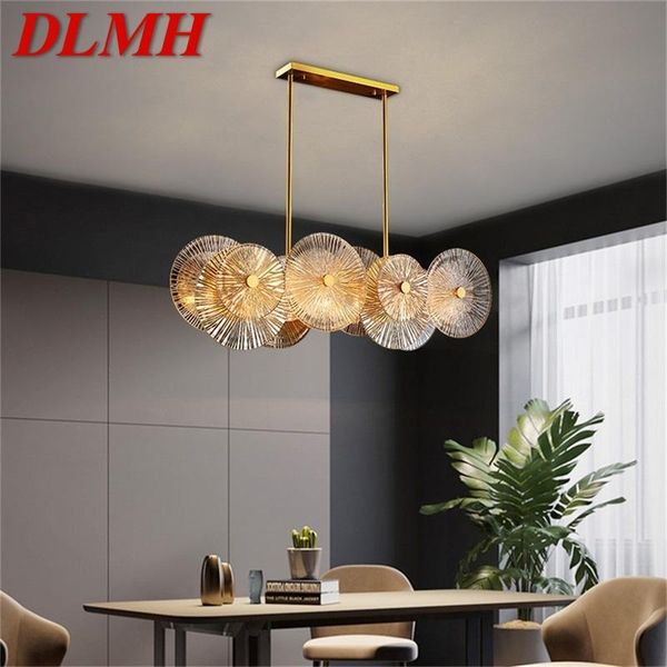

chandeliers dlmh chandelier gold rectangle pendant lamp postmodern home creative light fixture for living dining room