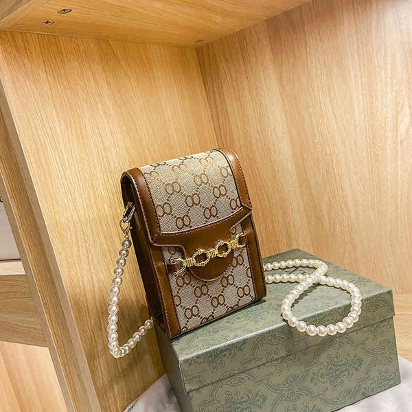 

70% off luxury design handbag mobile 2021 new mini satchel ins fashion chain one shoulder zero purse net red tide flow women's bag jisq