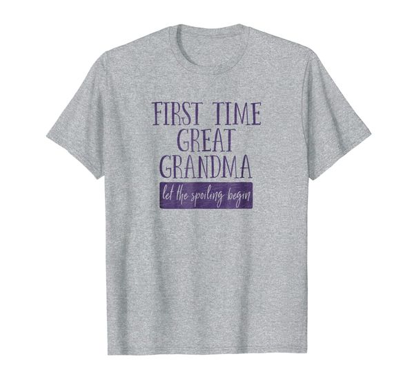 

first time great grandma gift tshirt new great grandparent t, White;black