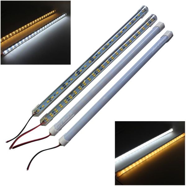 

strips 6pcs/lot 33cm aluminium shell 12v/24v 5730 led strip hard rigid bar lamps white/warm white for car caravan boat home