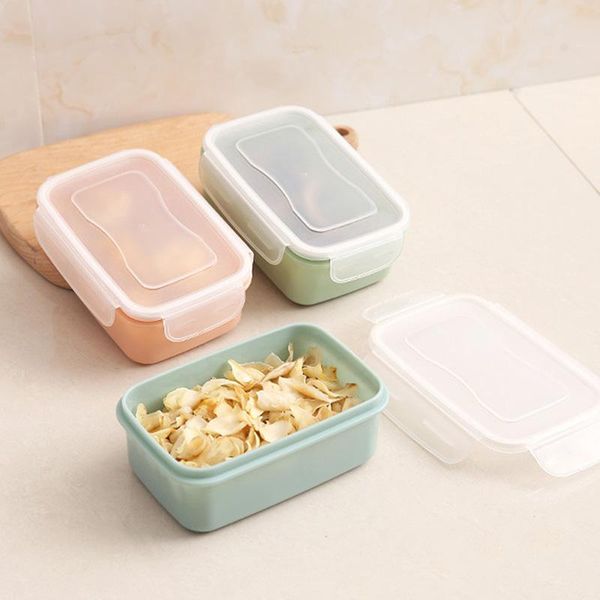 

storage bottles & jars 5 pcs refrigerator fresh box plastic lunch portable bowl food container lunchbox boxes kitchen seal bento