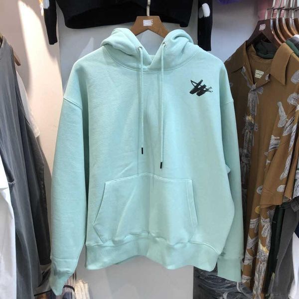 

men's hoodies & sweatshirts 2021fw we11done hoodie men women 1:1 version welldone hooded pullovers harajuku fashion, Black