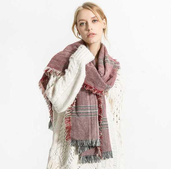 

scarves 195*80cm cashmere imitation shawl scarf autumn winter men foulard square hijab ladies wrap muffler pareo female, Blue;gray