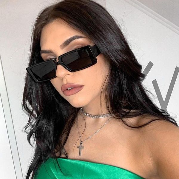 

sunglasses square fashion women retro rectangle sun glasses for female brand designer mirror travel candy colors, White;black