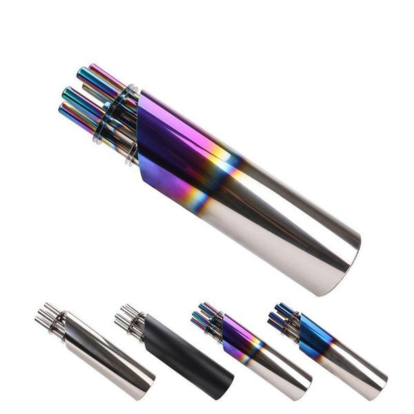 

manifold & parts universal exhaust pipe muffler motorbike scooter end mufflers moto accessories