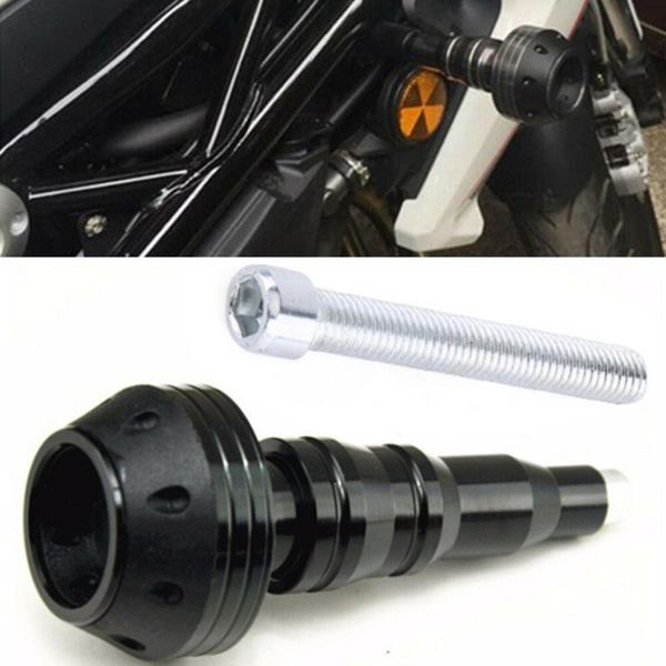 

cnc motorcycle bike frame slider collision trip protector anti crash black pedals