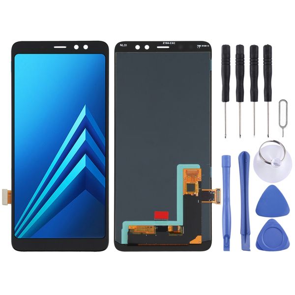 

oled material lcd screen and digitizer full assembly for samsung galaxy a8 sm-a730