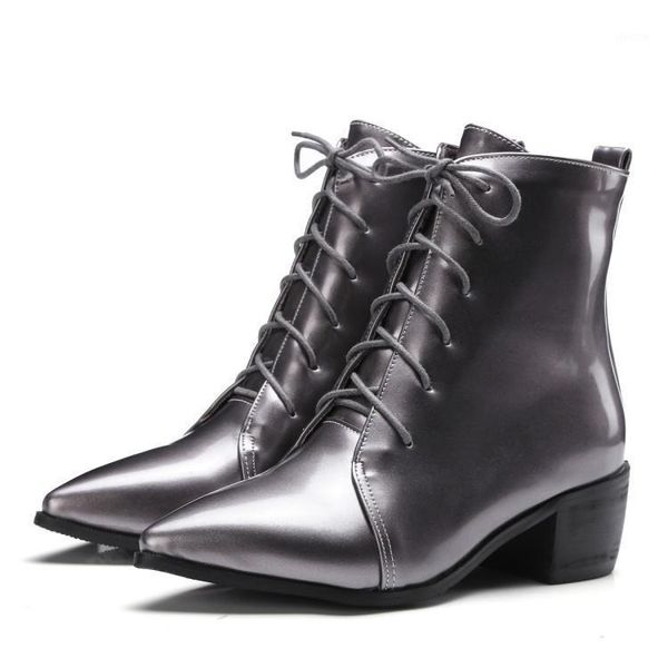 

boots selling retro women's high heels and ankle shoes large size 35-431, Black