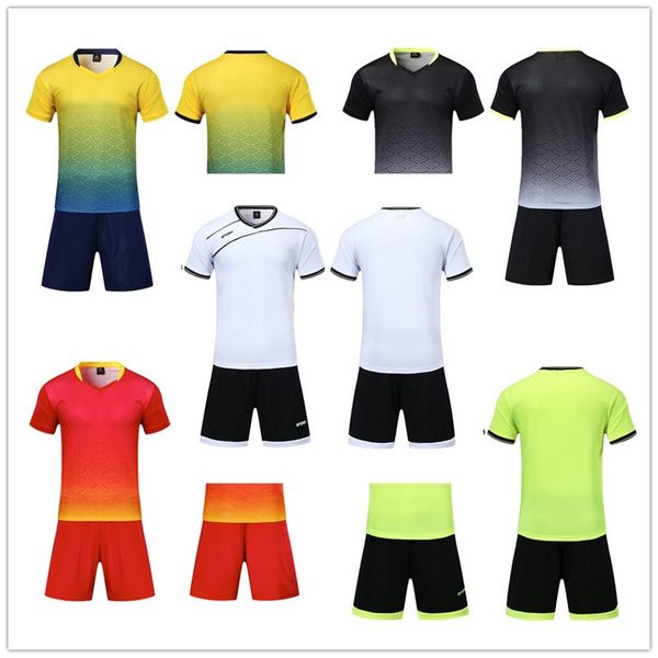 

2021 soccer jersey sets smooth royal blue football sweat absorbing and breathable children's training suit 001 43904, Black