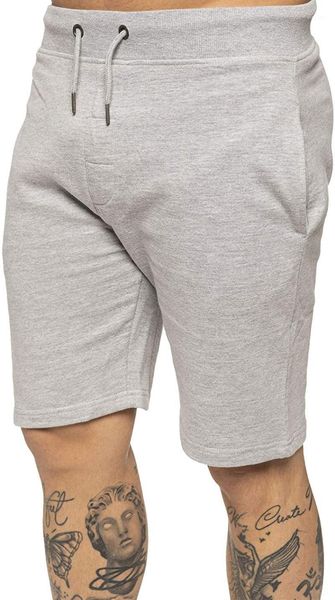 

men's shorts mens casual fleece gym elasticated waist with pockets, White;black