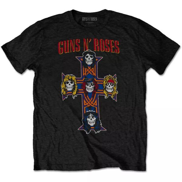 

guns n 'roses appetite for destruction alt licensed men t-shirt, White;black