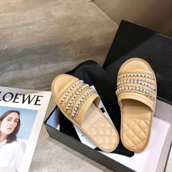 

80% off shoes prowow slippers women summer 2021korean version of the new exterior to wear versatile low-heeled flat slipper vx6p, Black
