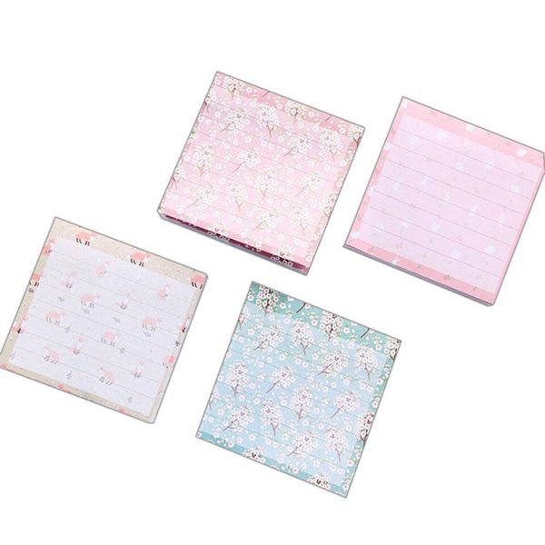 

1pack/lot elegant fresh floral memo pads planner sticker stycky notes notepads school office supply gift wrap