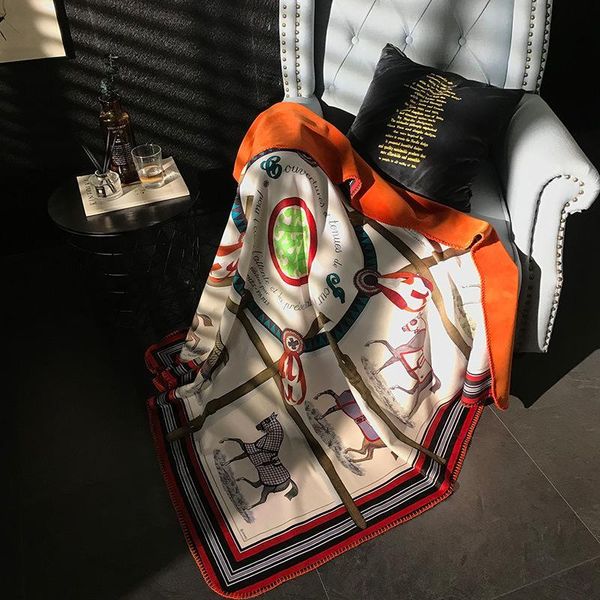 

blanket crochet soft wool scarf shawl portable warm plaid sofa bed fleece knitted throw towell cape pink blankets