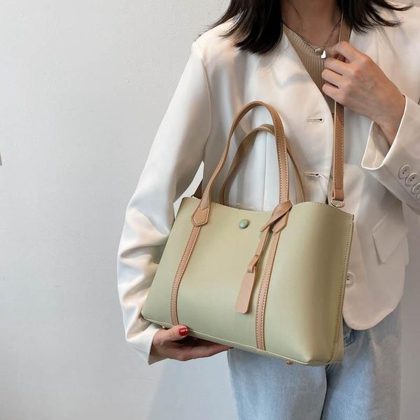 

evening bags large women's bag capacity shoulder pu leather ladies wild sac a main