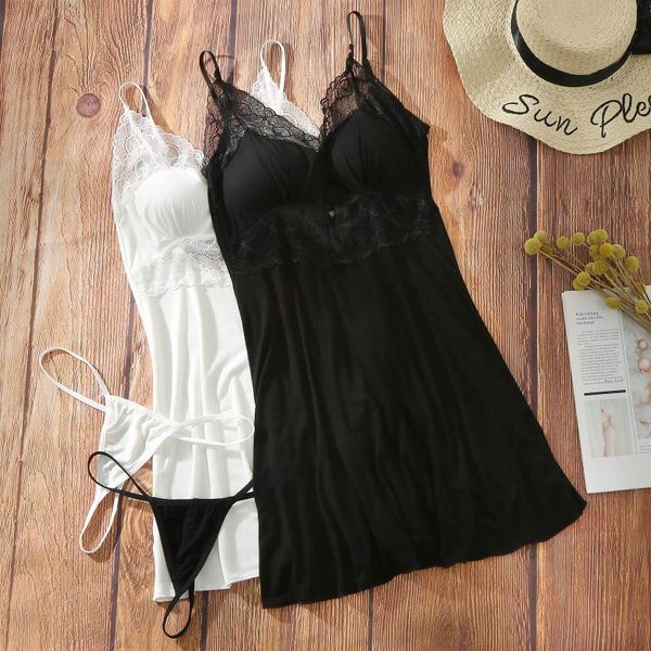 

bras sets lingerie exotic pajamas women costumes lace dress underwear skin-friendly langerie nighty nightdress, Red;black