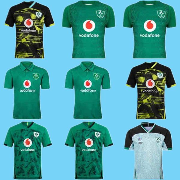 

quality 19 20 2021 ireland rugby jerseys t shirts polo home away league irelands jersey s-3xl, Black;gray