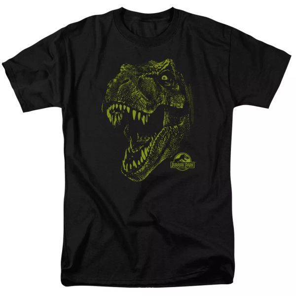 

jurassic park rex mount t-shirt sizes s-3x new, White;black