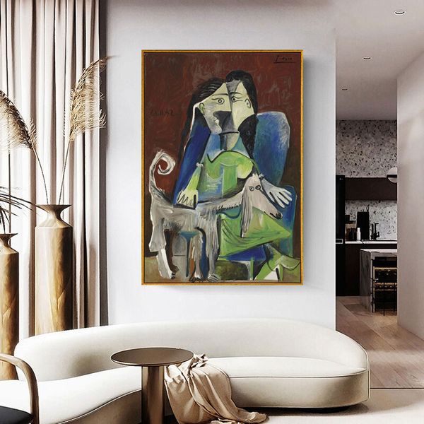 

vintage fashion abstract artist posters and prints canvas painting art wall pictures for living room home decoration