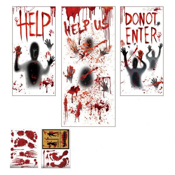 

party hats pvc delicate floor window clings halloween stickers diy vibrant color for indoor