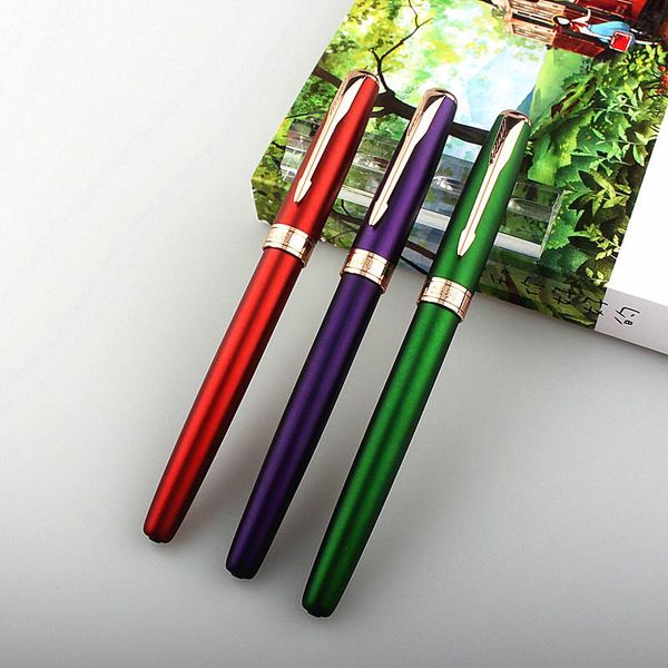 

fountain pens jinhao pen luxury ink metal rose gold clip office gift
