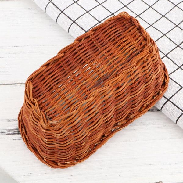 

storage baskets 1pc mini decorative basket handmade weaving props easter diy activity creative knitting micro des
