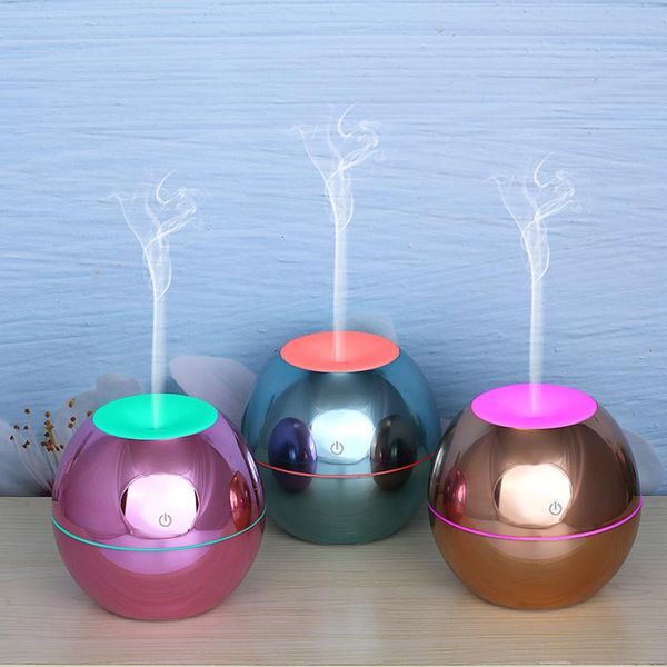 

130ml usb ultrasonic air humidifier diffusers aromatherapy essential oil diffuser plating for home office humidifiers