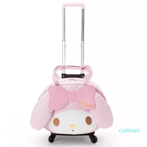 Valigie 2021 Ragazze Cute Cartoon Trolley Trolley Borse da viaggio Donna Valigia su ruote Valise Bagagli Borsa da trasporto