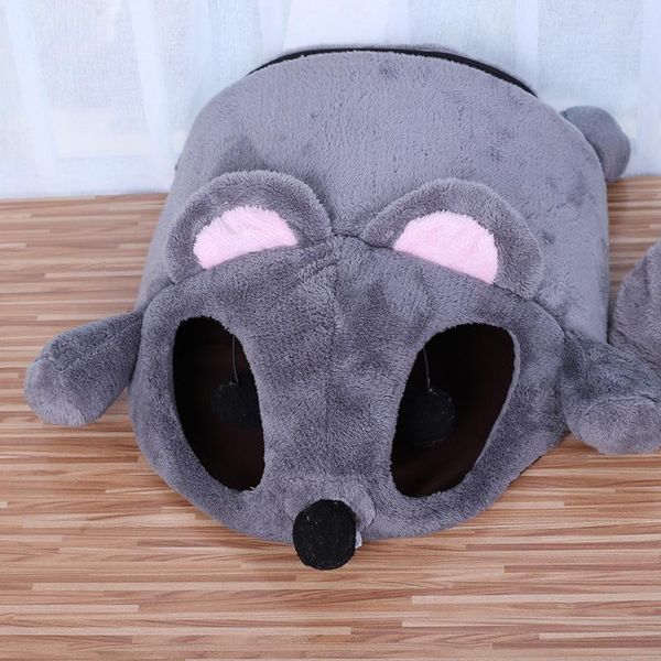 

funny mouse autumn winter pet sofa dog bed warm cat house sofas cartoon nest tunnel windproof beds & furniture