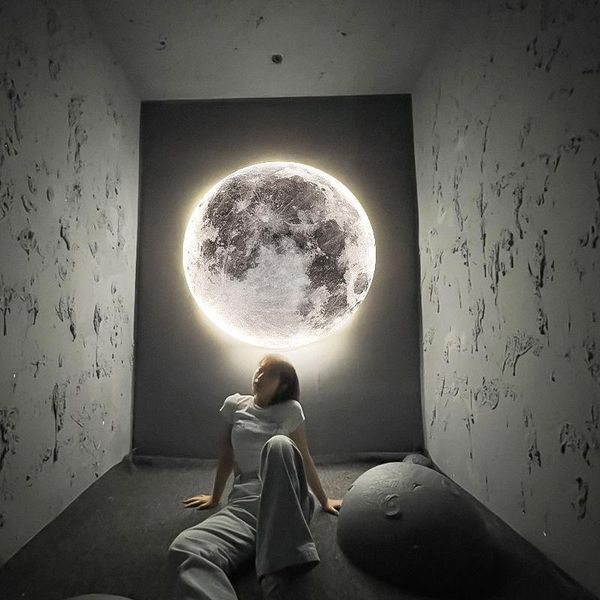 

wall lamps modern led lamp nordic decor moon light indoor lighting for bedroom living room home decoration fixture lights mirror
