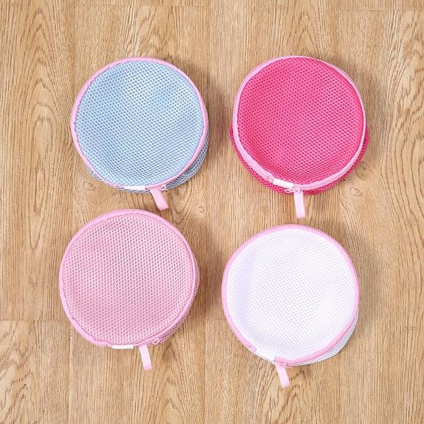 

multi-color optional underwear washing bag size 16*16 sandwich bra laundry folding tub shelf bags