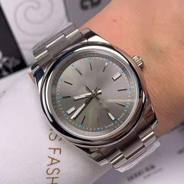 

selling men watch automatic movement first quality business coated mirror watches, Slivery;brown