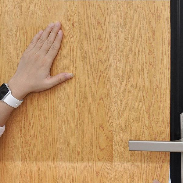 

wallpapers 3m self-adhesive waterproof wallpaper width furniture refurbished wood grain table cabinet door contact paper home decor