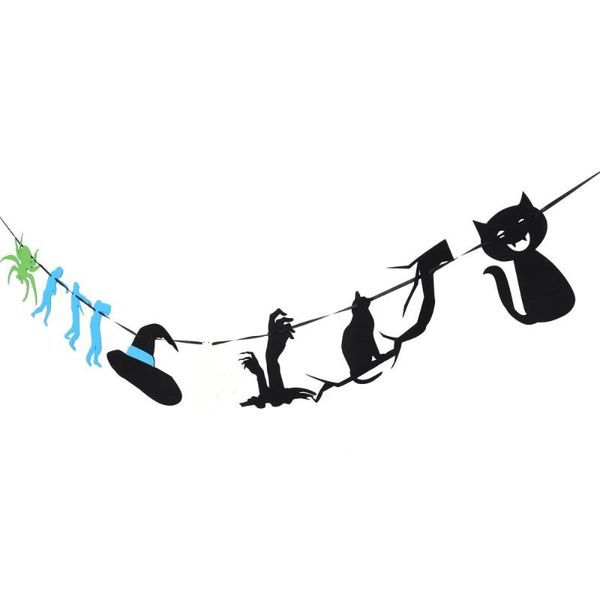 

party decoration 1pc themed hanging banners decorative flag pendants props