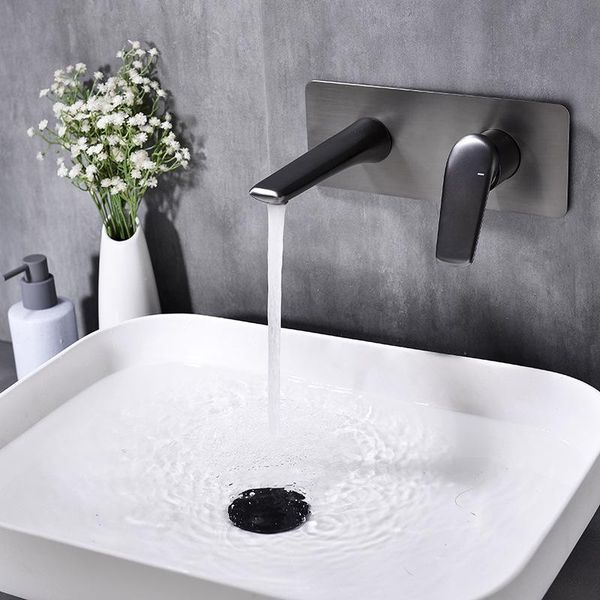

bathroom sink faucets all copper gun gray in-wall basin faucet el engineering