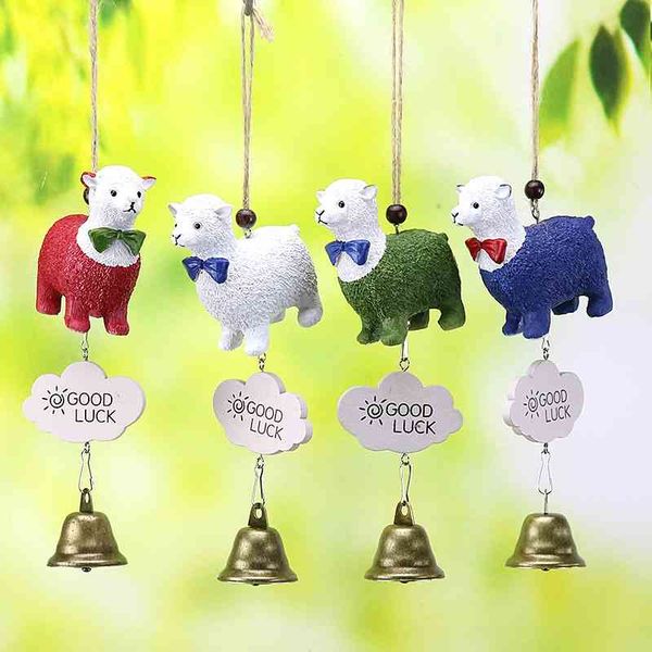 

creative japanese cartoon pendant lamb wind chime for boys and girls shop student gift
