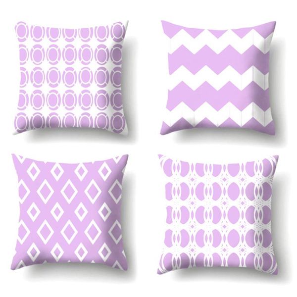 

pillow case modern simple geometric printed pillowcase sofa cushion cover office seat