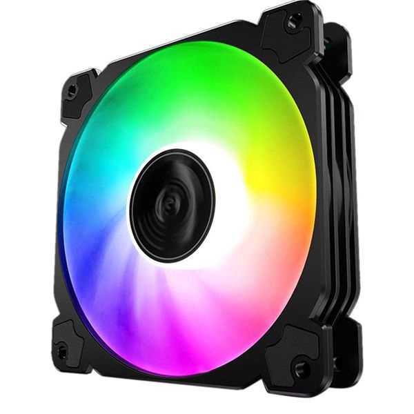 

electric fans jonsbo fr-502 fan pc case cpu cooler 12cm rgb aura led computer cooling 12v mute for