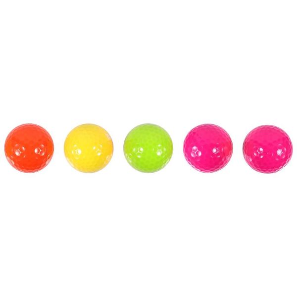 

golf balls 5pcs colorful rubber practice children gift