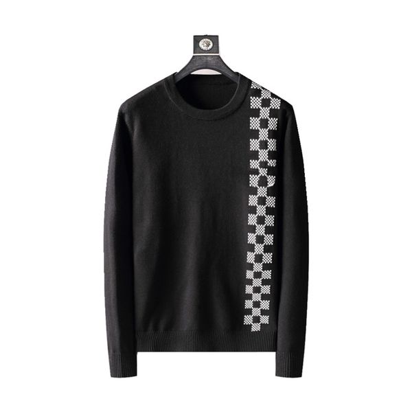 

s101 famous designer men's sweater, autumn and winter clothes , comfortable breathable fabric pullover, White;black