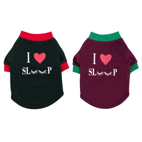 

dog apparel pet shirt summer puppy clothes pug poodle vests t letter pattern leisure costumes cat breathable clothing