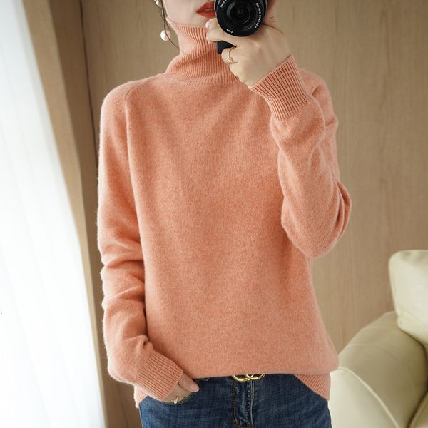

women's sweaters female wool sweater 2021 pure, high cashmere in pure casual colour and large sizes, winter 100%, White;black