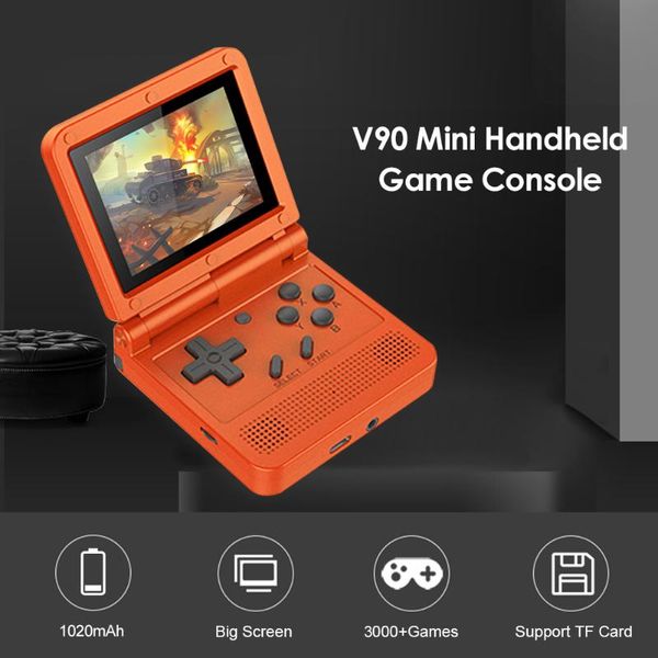 

3-inch ips screen retro flip handheld console 16 simulators 3000 games multifunctional nostalgic classic game portable players
