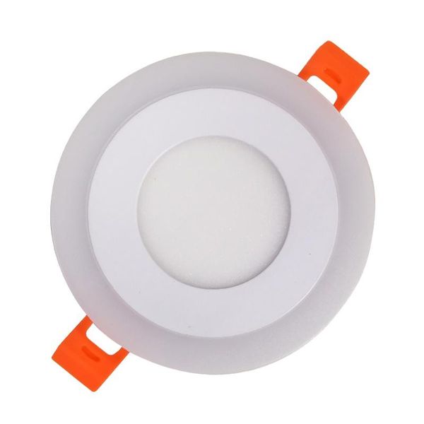 

downlights illumination 3w 6w 12w 18w round led ultra thin embedded two color panel lamp down light