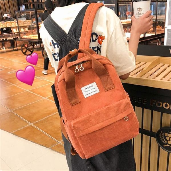 

teenage girls backpack fashion female college school student shoulder bag book computer bags