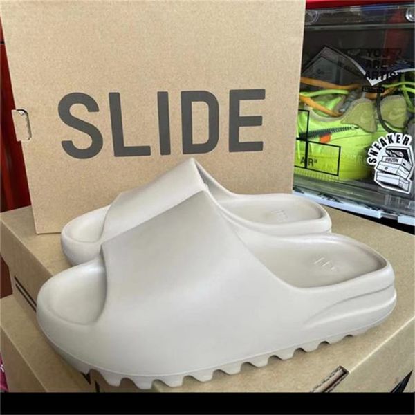 

yeesy slide bone black green fashion sports slippers white khaki men women indoor outdoor sandal basketball shoes football sneakers size 35-