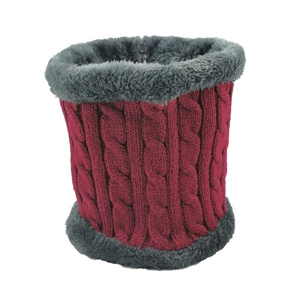 

scarves winter scarf knitting snood warm thick velvet men women cotton solid color collar for, Blue;gray