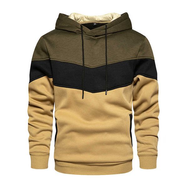 

men's loose long sleeve hoodie, sweatshirt, raglan color pocket, 4xl thick thermal jacket, spring 2021, Black