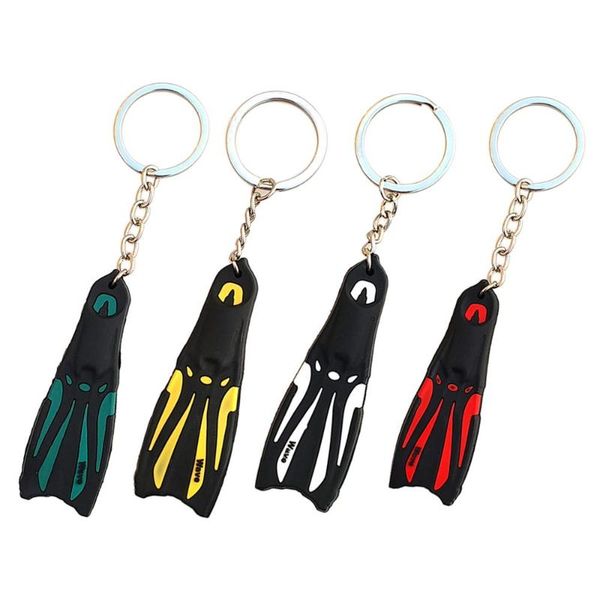 

pool & accessories mini scuba diving fin key chain keychain flipper keyring diver gift